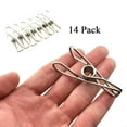 thumbnail image 6 of 2.5 inch 14 Pack Heavy Duty Clothes Pins for Hanging Clothes, Stainless Steel Clothespins for Metal Clothes Clips, Clothes Pegs, 6 of 6