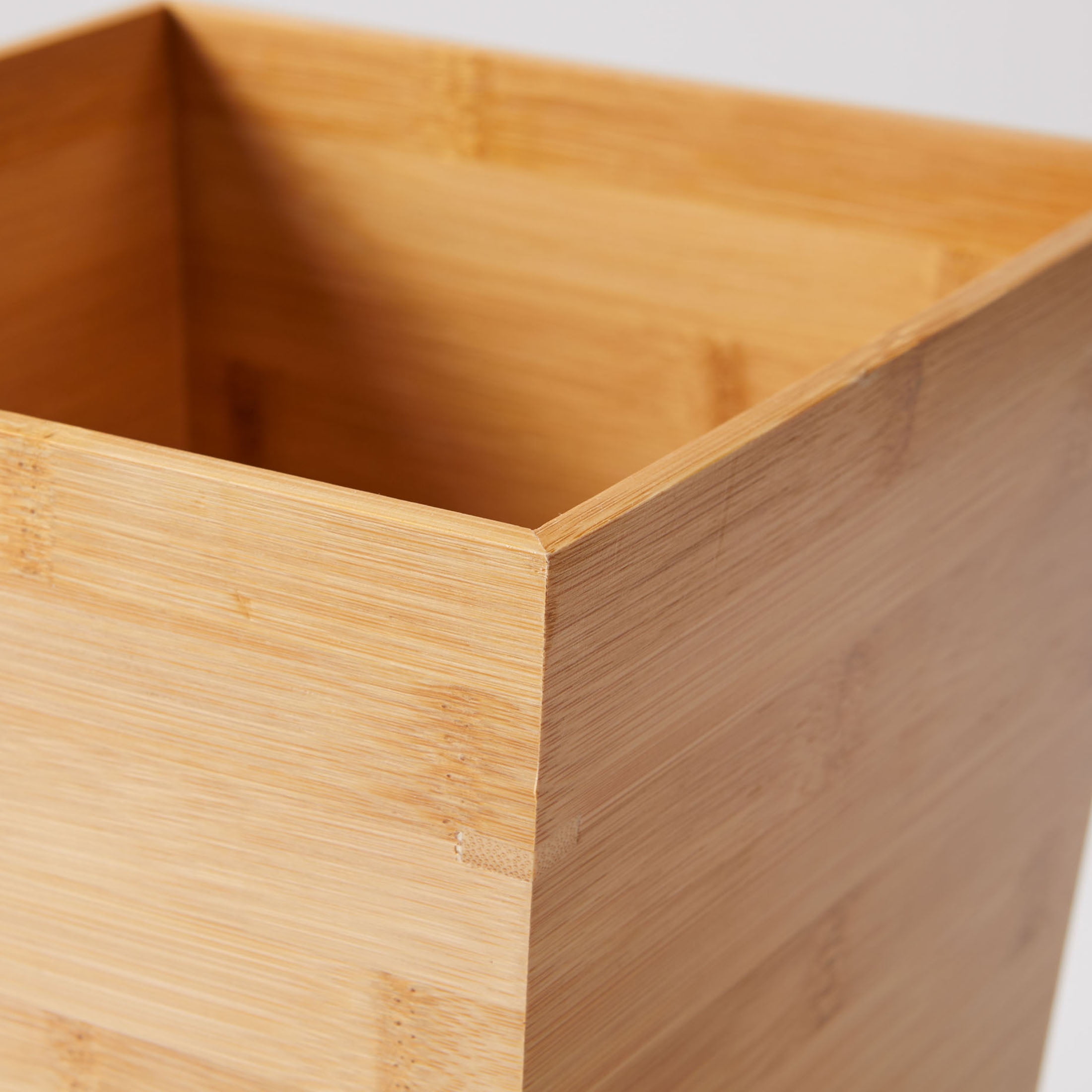 (3 pack) Better Homes & Gardens Bamboo Bathroom Trash Can