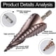 thumbnail image 3 of Innovador kit de brocas, juego de brocas escalonadas con ranuras en espiral de cobalto para acero inoxidable, metal, madera, plástico, vástago hexagonal de cambio rápido, herramienta lista para, 3 of 5