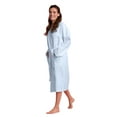 thumbnail image 4 of Women’s Long Waffle Robe - Lightweight 100% Cotton, 4 of 4