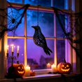 thumbnail image 5 of WeeWhimsy Halloween Decorations Realistic 3D Metal Hollowed Out Bird with LED Light for Indoor,Outdoor,Yard Tree,Garden, 5 of 9