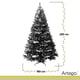 thumbnail image 5 of Árbol De Navidad semi Nevado Negro Artego Black Spruce Premium Material Ramas PE Pino Navideño 220 Cm De Alto con base de metal maleta transportadora, 5 of 8