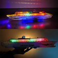 thumbnail image 1 of Juguete eléctrico de crucero universal con música de iluminación para niños, gran simulación, puesto de barco eléctrico luminoso, 1 of 3