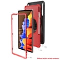 thumbnail image 3 of Dteck Case for Samsung Galaxy Tab S8 Ultra, Galaxy Tab S8 Ultra Case 14.6 Inch SM-X900/X906 2022, Rotating Kickstand Shockproof Heavy Duty Drop Protection with Shoulder Strap,Red, 3 of 5