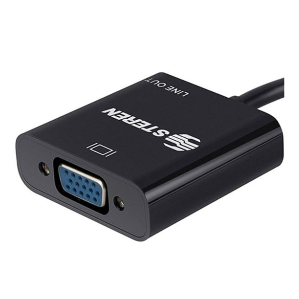 Adaptador HDMI a VGA Steren con Salida de Audio