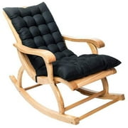 Coussin de chaise à bascule, coussin de fauteuil de jardin à dossier haut, coussin de siège de chaise de patio extérieur - 1205012cm