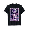thumbnail image 1 of Camiseta vintage gráfica [Llegada rápida] Camiseta con diseño de esqueleto de la carta del tarot de la mamá cansada, calavera y café para el Día de la Madre para hombres y mujeres, 1 of 5