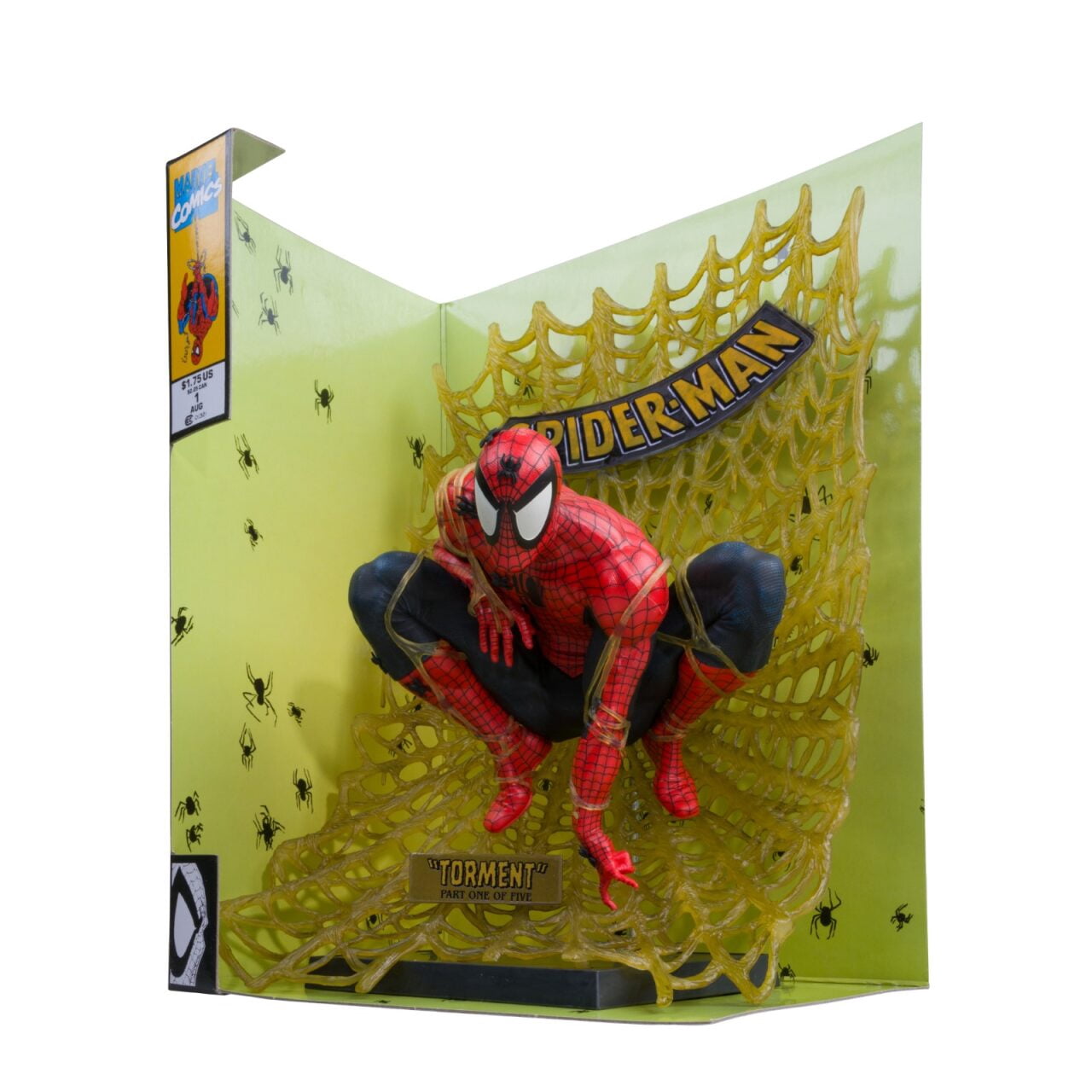 Spider-Man 1:6th Scale Collectible w/ Scene (Marvel: Spider-Man #1 [Gold Edition]) (Gold Label) - McFarlane Toys