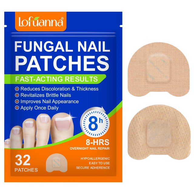 Parches de tratamiento para uñas de los pies GZGULTMV Extra Strength 32 piezas