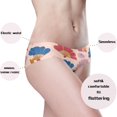 thumbnail image 4 of IAUYY Seamless Women Underwear Thongs ,X-Large No Show Ladies Thong-No Line Workout Breathable Comfortable Panties Soft Hand Fan Pattern, 4 of 6