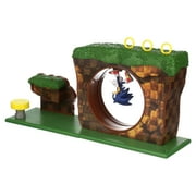 Sonic the Hedgehog Green Hill Zone Action Playset ، يتضمن 2.5 بوصة شخصية العمل الصوتي