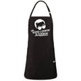 thumbnail image 3 of ApronMen, Funny Aprons For Men - Mr. Good Looking is cooking - 100% Cotton with Pockets - Black, 3 of 7