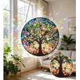 thumbnail image 6 of WEGFTDUOP Sun Catcher Colorful Acrylic Puzzle Pendant Home Puzzle Decoration Gift Giving Stained Glass Window Hanging Stained Glass Suncatcher, 6 of 7