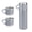Gray, variant on Stainless Steel Vacuum Insulated Thermos Bottle with Drinking Cup, Leakproof Double Wall Travel Flask for Hot & Cold Coffee, Tea & Water(Black,500ML / 17Oz)