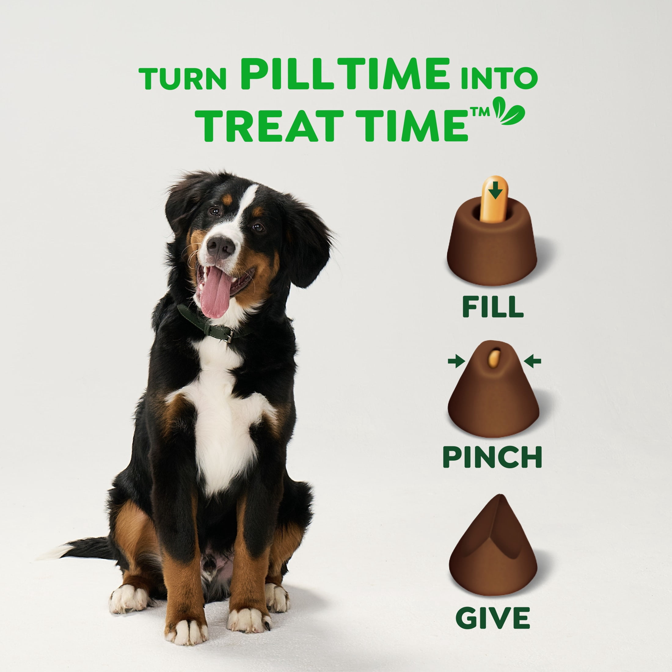 (2 pack) Greenies Pill Pockets for Dogs Capsule Size Natural Soft Dog Treats, Hickory Smoke Flavor, 7.9 oz Pack (30 Treats)