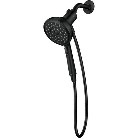 Moen 220H2BL Verso Handheld With Infiniti Dial Shower System - Matte Black