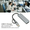 thumbnail image 3 of Dongle USB C ANGGREK Extensor de Concentrador USB C 4 en 1 Gris espacial Profundo, 3 of 8