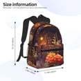 thumbnail image 2 of Disketp Butterfly Sitting on a Flower Mochila Ligera Clásica con Múltiples Bolsillos, Mochila Casual para Hombre y Mujer, Ideal para Escuela, Trabajo y Viajes, 2 of 6