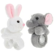 PINXOR 2Pcs Slap Bracelet Animals Slap Band Stuffed Animals Slap Bracelet Kids Party Favor