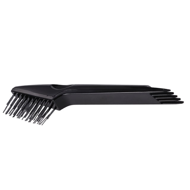 ELAYARD Dispositivo Para Limpiar Cepillos Y Peines Plástico Negro Ideal Para Salones Y Hogar