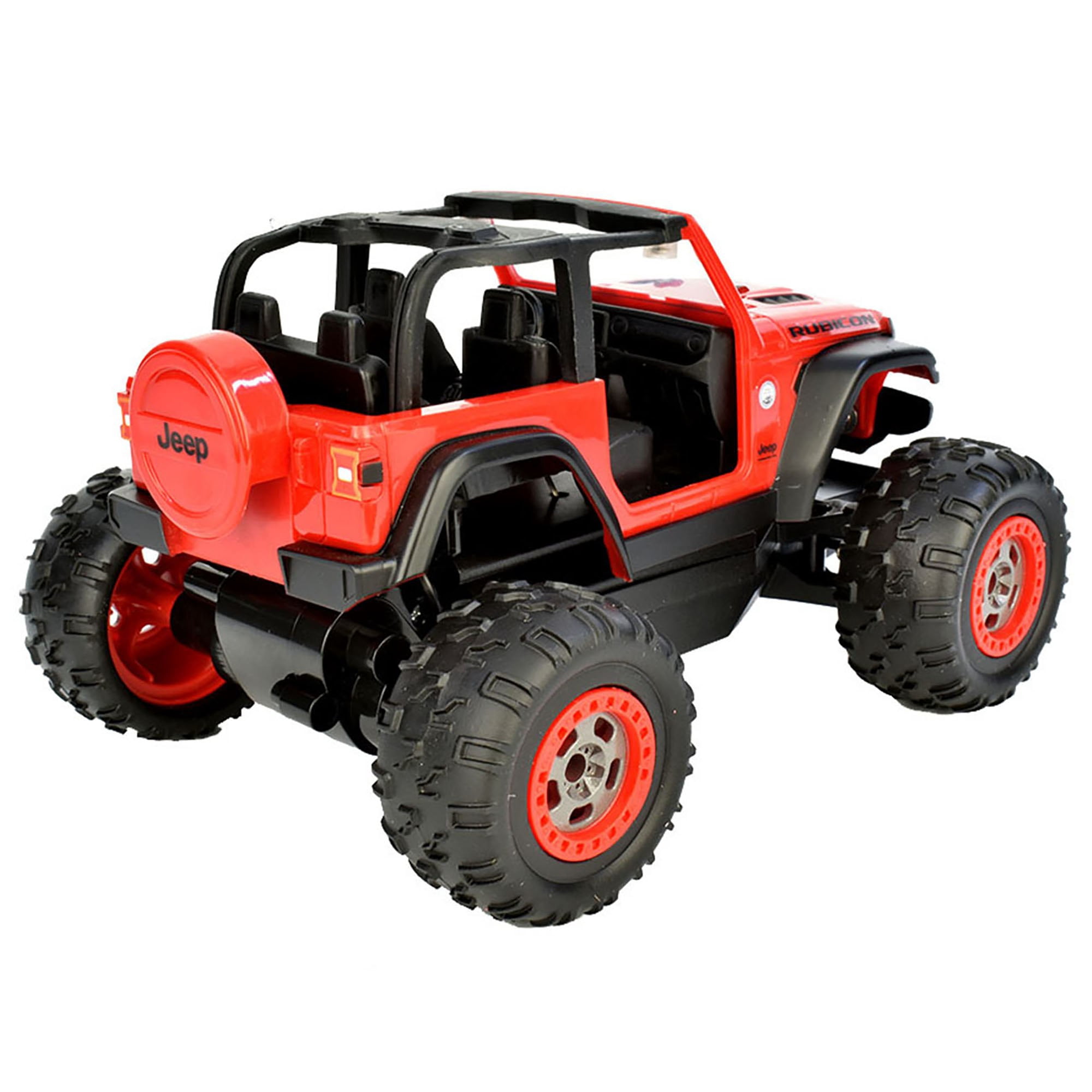 Taiyo: Jeep Wrangler Rubicon 1:22 Scale R/C Vehicle in Red