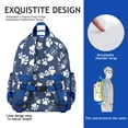 thumbnail image 5 of Cat Lover Gift School Backpack with Funny Cat Illustration, Boho Cat Aesthetic, and Abstract Cat Art for Students and Students, 5 of 6