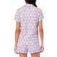 thumbnail image 3 of Conjunto de pijama Zelbuck, pantalones cortos modernos con forma de mono de 2 piezas para mujer, 3 of 5