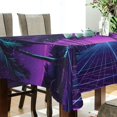 thumbnail image 5 of Yayeee Tablecloths 60" x 120" Rectangle Wrinkle Resistant Party Table Cover, Green Digital Art, 5 of 8