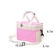 thumbnail image 3 of Fiudx Bolsa Térmica Portátil, Diseño Aislante de Laterales Suaves, a Prueba de Fugas, Mantiene El Frío/Calor, Compacta para Viajes, Camping, Playa, Picnic, Correa Ajustable, Rosa, 26 X 17 X 13 Cm, 3 of 6