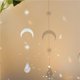 thumbnail image 3 of Kuymtek Wind Chime Crystal Catcher Adornos Colgantes Prismas para El (Luna 4), 3 of 9