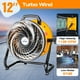 thumbnail image 2 of iLiving-ventilador Turbo de bajo ruido, circulador de aire portátil de 3 velocidades para tienda, oficina, invernadero, hogar y almacén, 2 of 5
