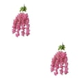 thumbnail image 1 of Kearding Flor artificial de larga duración ABS para interior o exterior Aspecto realista Flores artificiales elegantes rosa 1 paquete 2Conjunto, 1 of 6