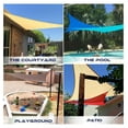 9' x 9' x 9' Sun Shade Sail Triangle Outdoor Canopy Cover UV Block for