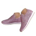 thumbnail image 3 of NOKIO Women's Sequined Sneakers S𝗅ip On Elastic Strap Shoes Lightweight Non-S𝗅ip Athlet𝗂c Shoes Comfortable Round Toe Sport Shoes Laceless Casual Walking Shoes for Pa𝗋t𝗒 Travel, 3 of 9