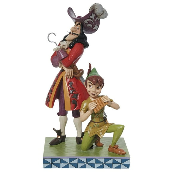 Enesco Disney Traditions Peter Pan & Hook Good Vs Evil, Figurine, 9.5in H