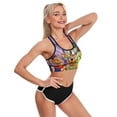 thumbnail image 4 of Scooby Doo Women's Sports Bras Racerback Padded Workout Slimming Tank Tops Camisole Yoga Vest Activewear Fitness Running Crop Top, 4 of 6