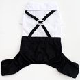 thumbnail image 1 of Qicheng Ropa para Perros Xl, Traje Elegante con Estilo Pajarita, Camisa De Esmoquin Formal con Traje De Corbata Negra (XL), 1 of 5