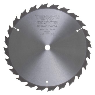 Luckyway 10-Inch 80-Tooth Saw Blades 2-Pack – Fine Finish For Table Saw & Miter Saw, 5/8 Arbor