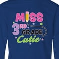 thumbnail image 4 of Inktastic Miss 3rd Grade Cutie with Pencil and Stars Long Sleeve Youth T-Shirt, 4 of 5
