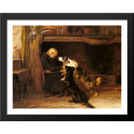 - The Long Sleep 36x28 Large Black Wood Framed Print Art by Briton Riviere