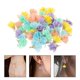 thumbnail image 3 of 50pcs Fabric Flower Pendants Floral Petal Tassel Charms Mini Flower Tassel Charms, 3 of 4