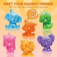 thumbnail image 3 of Klever Kits DIY Animal Squishies Mystery Box with 4 Surprise Characters Inside, Squishy Toys for Kids Ages 6+, 3 of 7