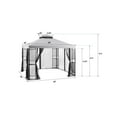 thumbnail image 2 of Mainstays 10' x 10' Easy Assembly Outdoor Furniture Patio Gazebo, 2 of 8