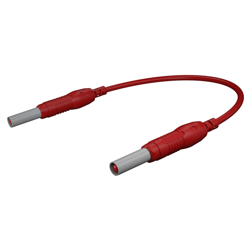 Geemin 5pcs Retractable 4mm Banana Plug 100cm Electrical Test Jumper Wire for Multimeter Banana to Banana Plug Test Leads Cable
