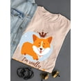 thumbnail image 3 of Really Corgeous Welsh Corgi Blue T-Shirt Women -Image by Shutterstock, Female 3X-Large, 3 of 4