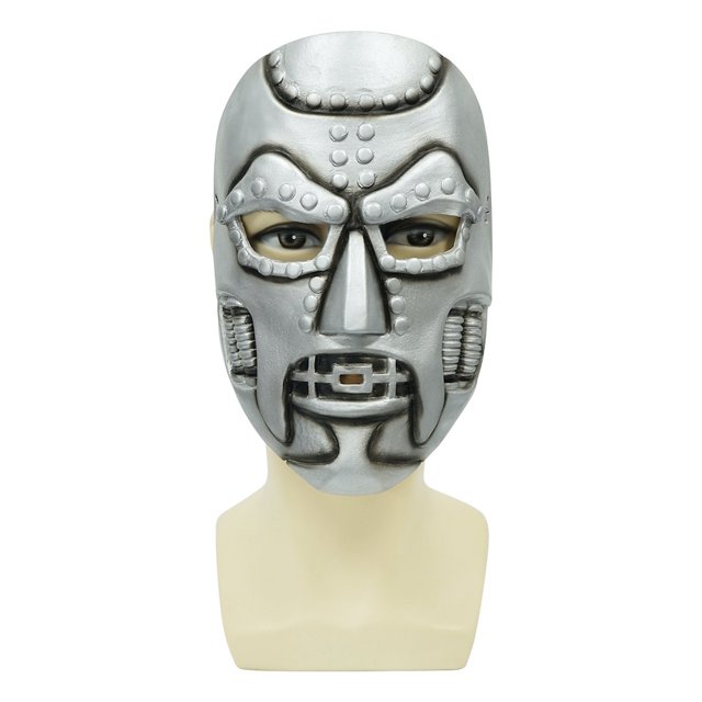 Máscara para cosplay Dr. Dooms Victor von Dooms de látex para Halloween