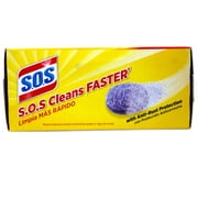 Clorox S.O.S. Steel Wool Soap Pads Reusable With Anti-Rust Protection 4 Ct 5 Pk