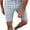 Gray, variant on IROINNID Men's Casual Plaid Flat-Front Shorts With Pocket