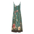 thumbnail image 5 of Ruimatai Women's Flowy V-Neck Printed Maxi Dress Sleeveless Summer Casual Beach Sundress for Travel Party Plus Size, 5 of 5
