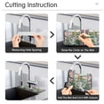 thumbnail image 5 of Yayeee Faucet Mat for Kitchen Sink 14.7" Diatomite Long Splash Guard Pad, Window Plants, 5 of 7
